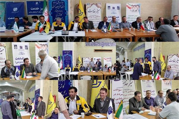 برگزاری میز خدمت حوزه ارتباطات و فناوری تبریز